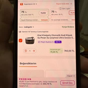 Hepsiburada Premium Üyelikte Fiyat Avantajı Sağlanmıyor