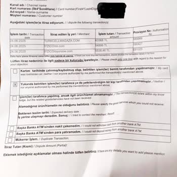 Akbank Kredi Kartımda Bilgim Dışında Yüksek Tutar Harcama Mağduriyeti