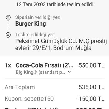 Teslim Edilmeyen Siparişin Ücreti Hala İade Edilmedi