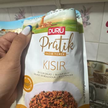 Duru Bulgur Kısır Ürününde Ambalaj İle İçerik Arasında Büyük Tutarsızlık Yaşadım