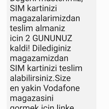 Vodafone Kampanyasında Mağaza Teslimatı Yapılmadı!