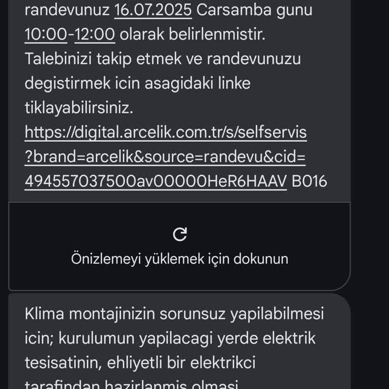 Arçelik Klima Montajında Sürekli Ertelenen Randevular Ve Eksik Hizmet Mağduriyeti