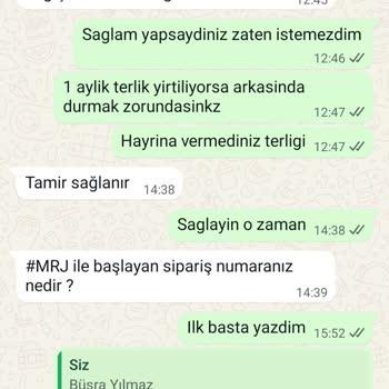 Kısa Sürede Yırtılan Terlik İçin İade Ve Değişim Yapılmadı