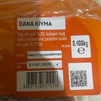 Migros'tan Bozuk Kıyma Teslimatı Mağduriyeti