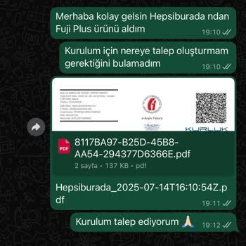 Kurulum Hizmeti İçin Defalarca Ulaşamadım, Mağduriyet Yaşıyorum