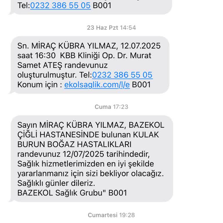 Randevuya Gittiğimde Doktorun İzinli Olduğunu Öğrendim, Bilgilendirme Yapılmadı