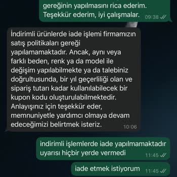 İndirimli Ürünlerde Yasal İade Hakkım Engelleniyor!