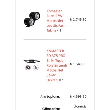 Aldığım Sis Farlarında Sürekli Arıza Ve Yetersiz Müşteri Desteği