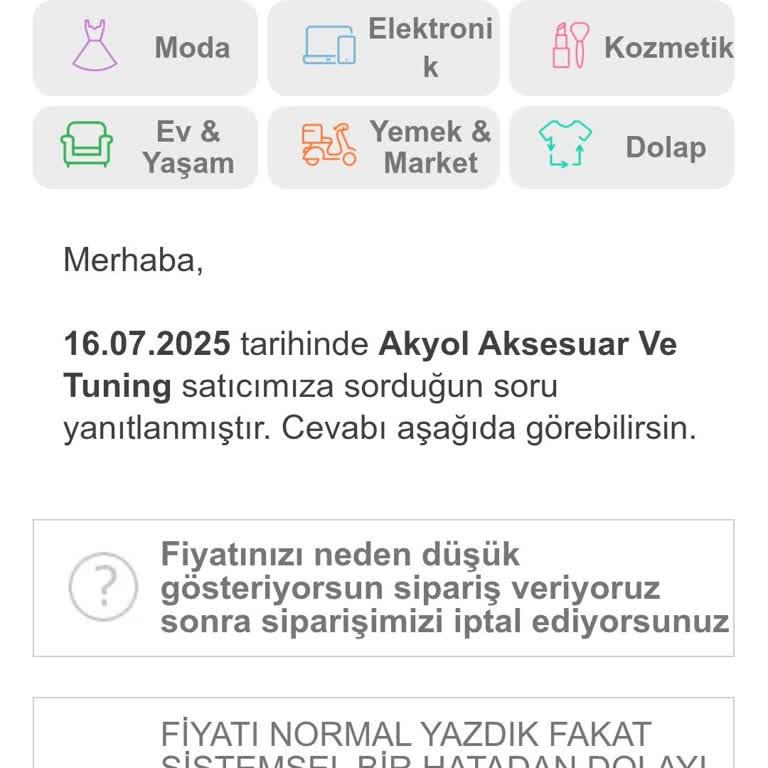 Satın Aldığım Ürün İptal Edildi Para İadesi Hala Yapılmadı