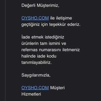 Oysho Hesabım Bloke Edildi, İade Kodum Gönderilmiyor!