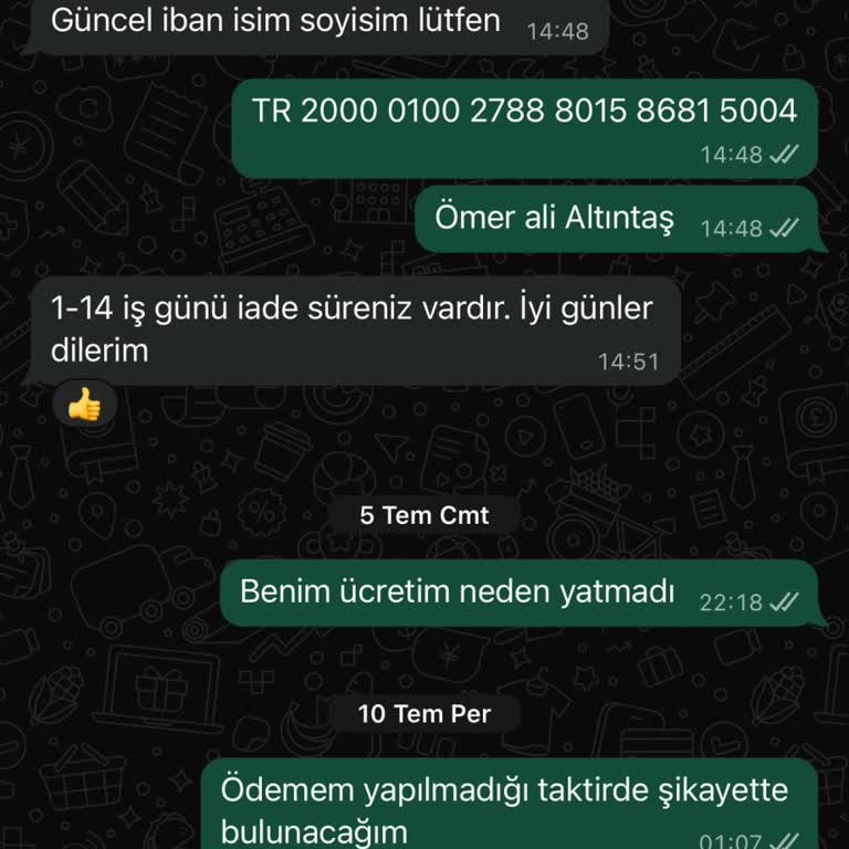 Moda Fethi'den Aldığım Ürünlerin Kalitesi Ve İade Sürecinde Yaşanan Sorunlar