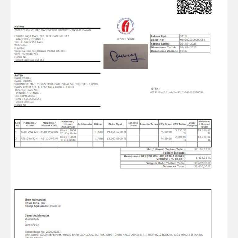Bosch Klima Montajında Vakumlama Yapılmadı, Ayıplı Hizmet Ve Mal Talebi
