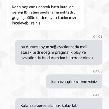 Kazandığım Paranın Haksız Yere Silinmesi Ve Çekim Talebimin Reddedilmesi