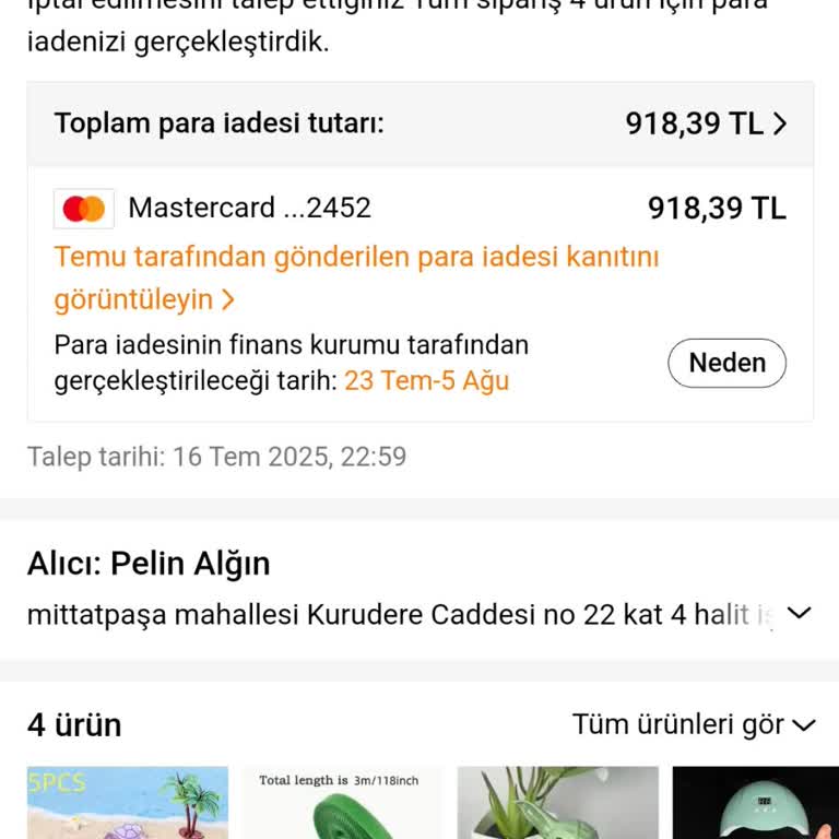 Habersiz Kart Çekimi Ve İade Sorunu