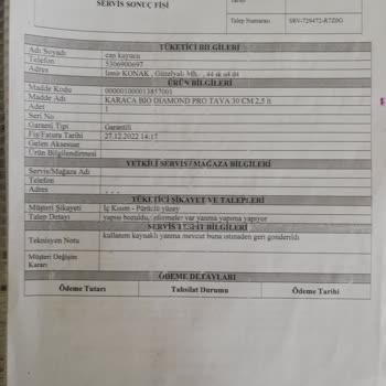 10 Yıl Garantili Tava 2 Yılda Bozuldu, Hasarlı Ve Sorunsuz İade Edildi