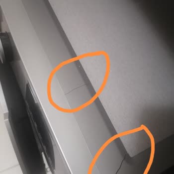 Yeni Alınan Çamaşır Makinesinde Çatlak Ve Renk Değişimi Sorunu