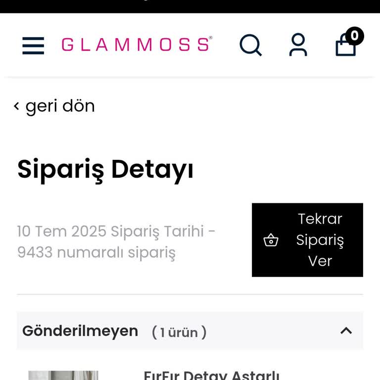 İptal Edilmeyen Sipariş Ve Geri Dönüş Eksikliği