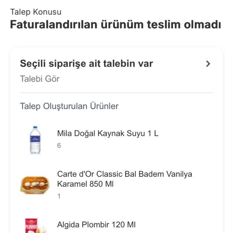 Eksik Ürünlerim İçin Çözüm Bulunmadı, Mağdur Edildim