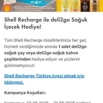 Shell Recharge Reklamı Yanıltıcı: İkram Edilmeyen İçecek