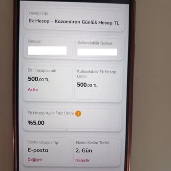 Günlük Vadeli Hesapta Alt Limit Bilgilendirmesi Eksikliği