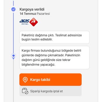 Aras Kargo Kargo Teslim Tarihi Ve Şube Bilgisizliği Müşteri Mağduriyetine Yol Açıyor!