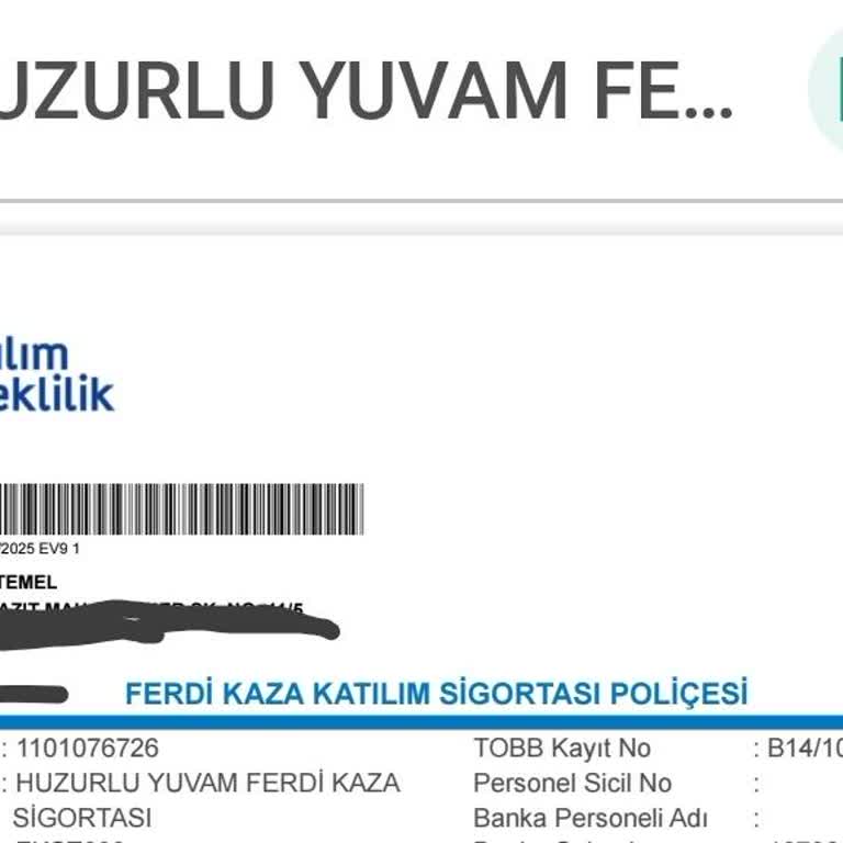 Kuveyt Türk'ten Aldığım Sigorta Hizmetleri Ve Hediyeleri Sağlanmadı, Müşteri Hizmetleri Yetersiz