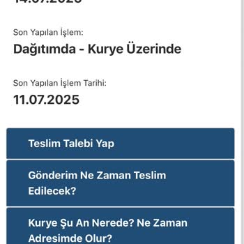 AGT Kurye'nin Teslimat Gecikmesi Ve İletişim Sorunu Nedeniyle Mağduriyet