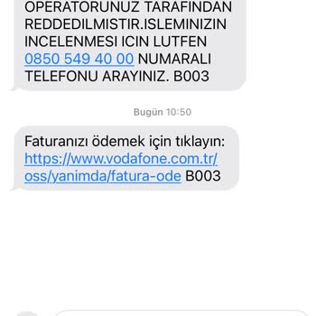 Vodafone Kampanya Ve Hat Taşıma Sürecindeki İletişim Sorunları Ve Mağduriyet