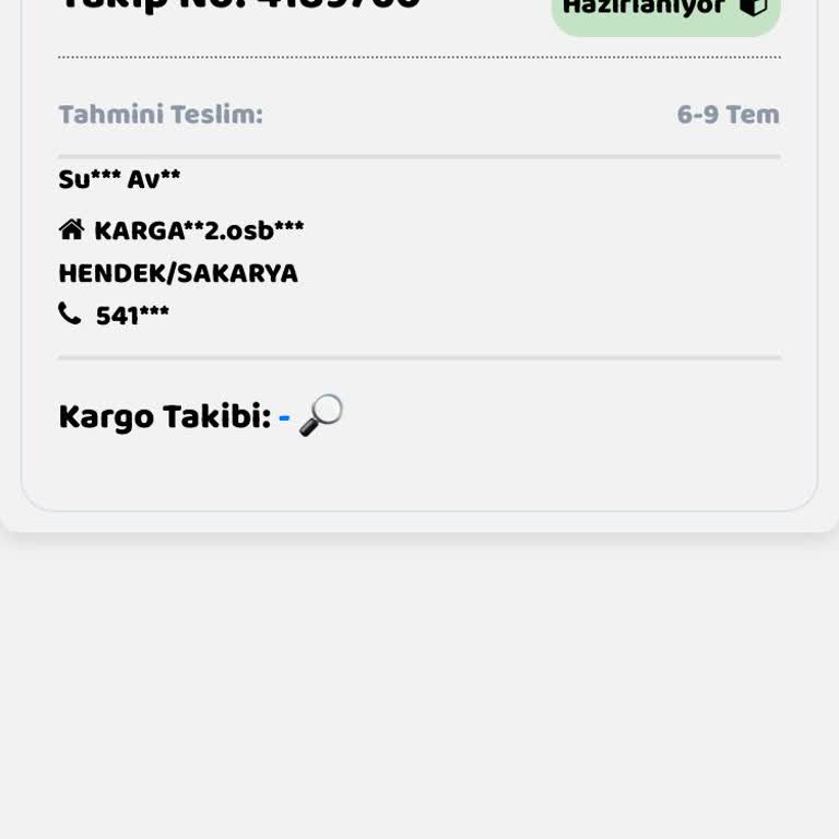 Siparişin 12 Gündür Hazırlanıyor Görünmesi Ve Teslimat Belirsizliği Mağduriyet Yarattı