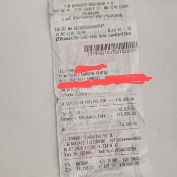 BİM Şubeleri Arasında Televizyon İade Farklılığı Mağduriyeti