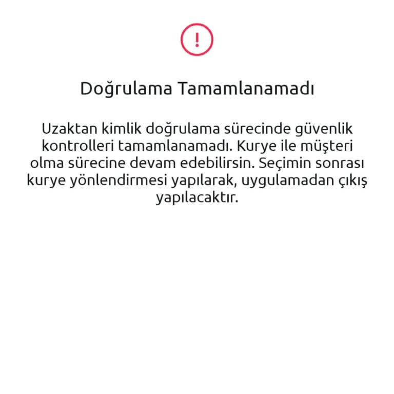 Hesap Açma Sürecinde Kimlik Doğrulama Ve Kurye Sorunu