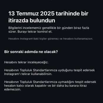 Instagram Hesabım Gerekçesiz Kapatıldı, Mağduriyetim Giderilmiyor!