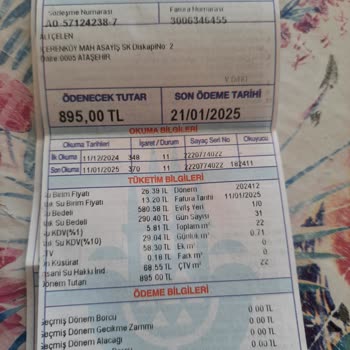 Yanlış Sayaç Okuması Nedeniyle Yüksek Fatura Ve Geri İade Talebi