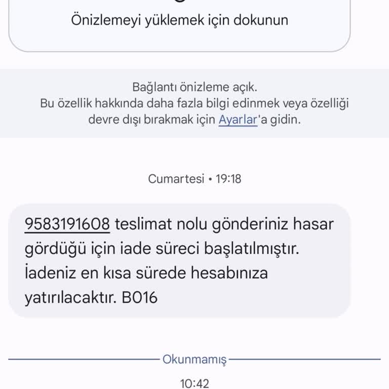 Kampanya Döneminde Aldığım Ürünler Kargo Hasarı Nedeniyle Teslim Edilmedi, Yeniden Gönderilmeli