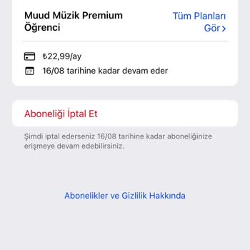 Muud Premium Öğrenci Üyeliğim Aktif Olmuyor, Param Boşa Gitti