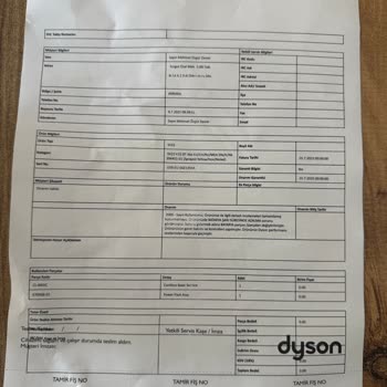 Dyson Servisinde Tekrarlayan Batarya Sorunu Ve Yetersiz Çözüm