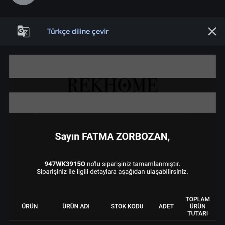 Kargom Nerede? Rek Home'a Ulaşamıyorum!
