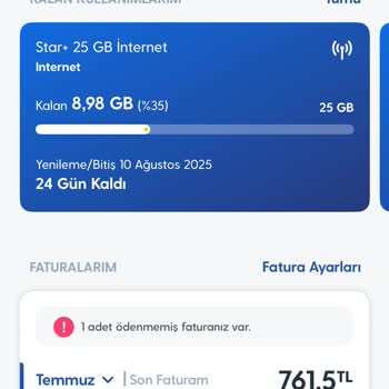 Kısa Sürede Anormal İnternet Tüketimi Ve Yetersiz Destek