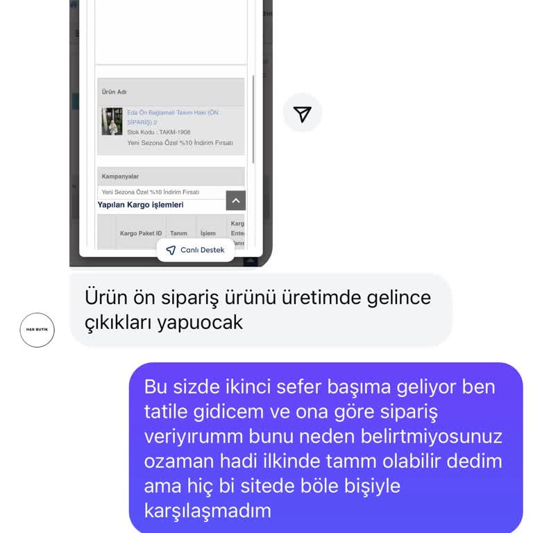Siparişlerim Günlerdir Kargoya Verilmiyor Ve Bilgilendirme Yapılmıyor