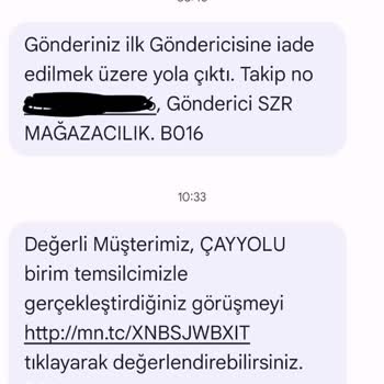 Evde Olmamıza Rağmen MNG Kargo Teslimat Yapmadan İade Mesajı Gönderiyor