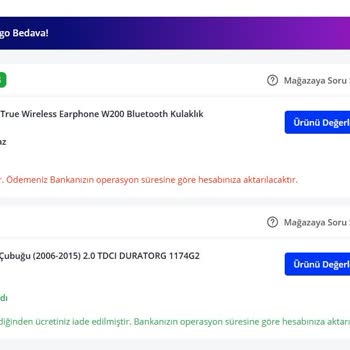 Geciken İade Ve Yetersiz Bilgilendirme Nedeniyle Mağduriyet