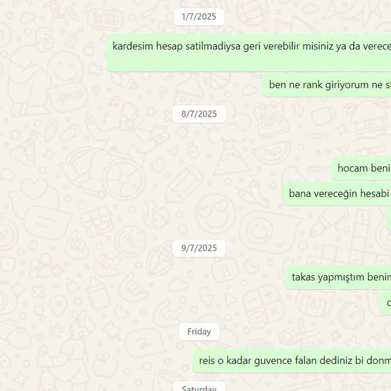 Hesap Takası Sonrası Hesabım Satıldı, Mağdur Edildim