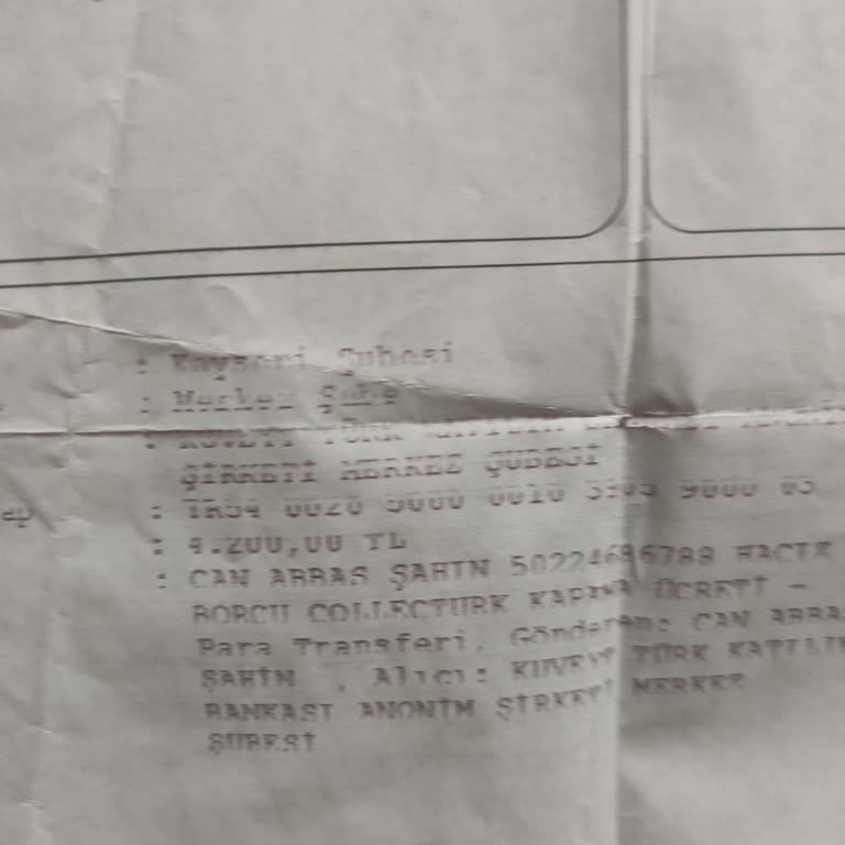 Genel Merkeze Yapılan Ödeme Dosyada Görünmüyor