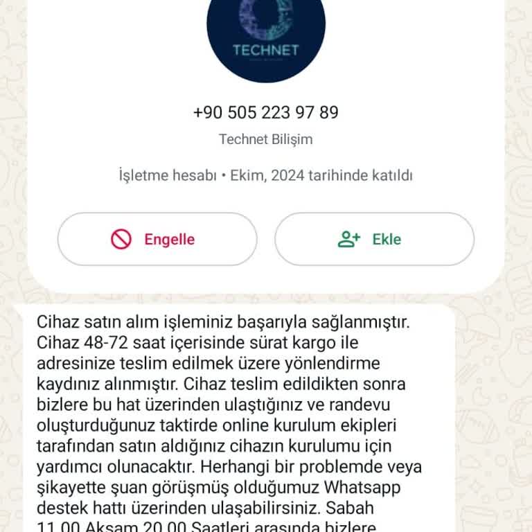 evinternet.net.tr Yanıltıcı Müşteri Hizmetleri Hattı Üzerinden Yapılan Modem Satışı Ve İade Talebim