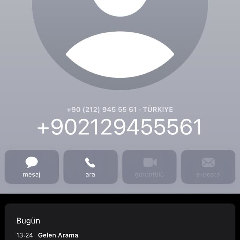 Bilinmeyen Numara Tarafından Rahatsız Edici Arama