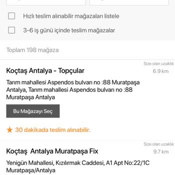 Mağaza Teslimatında Ürün Stok Sorunu Ve Yetersiz Müşteri Hizmetleri