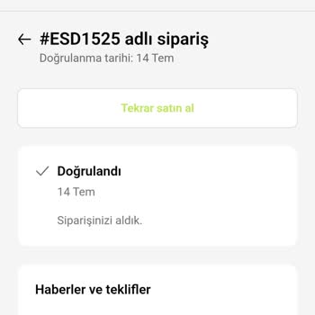 Siparişin Kargoya Verilmemesi Ve İletişimsizlik