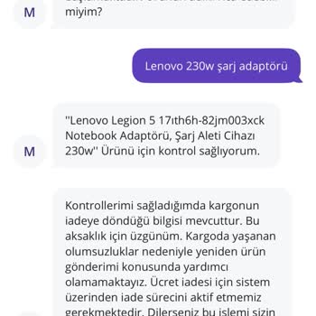 İptal Edilen Siparişin Para İadesi Kargo Nedeniyle Yapılmıyor