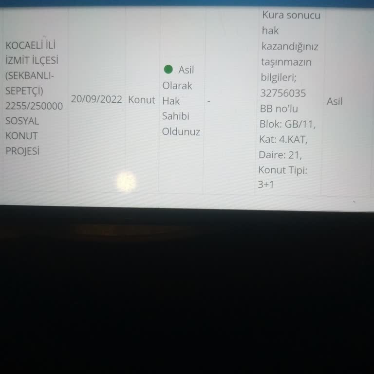 TOKİ İzmit kündigt mir 3+1 Wohnung wegen Einkommen, ich wurde enttäuscht!