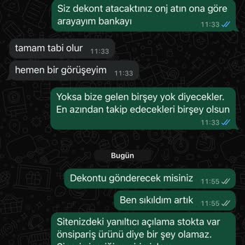 Sipariş Sonrası İade Ve Teslimat Sürecinde Yaşanan Belirsizlik